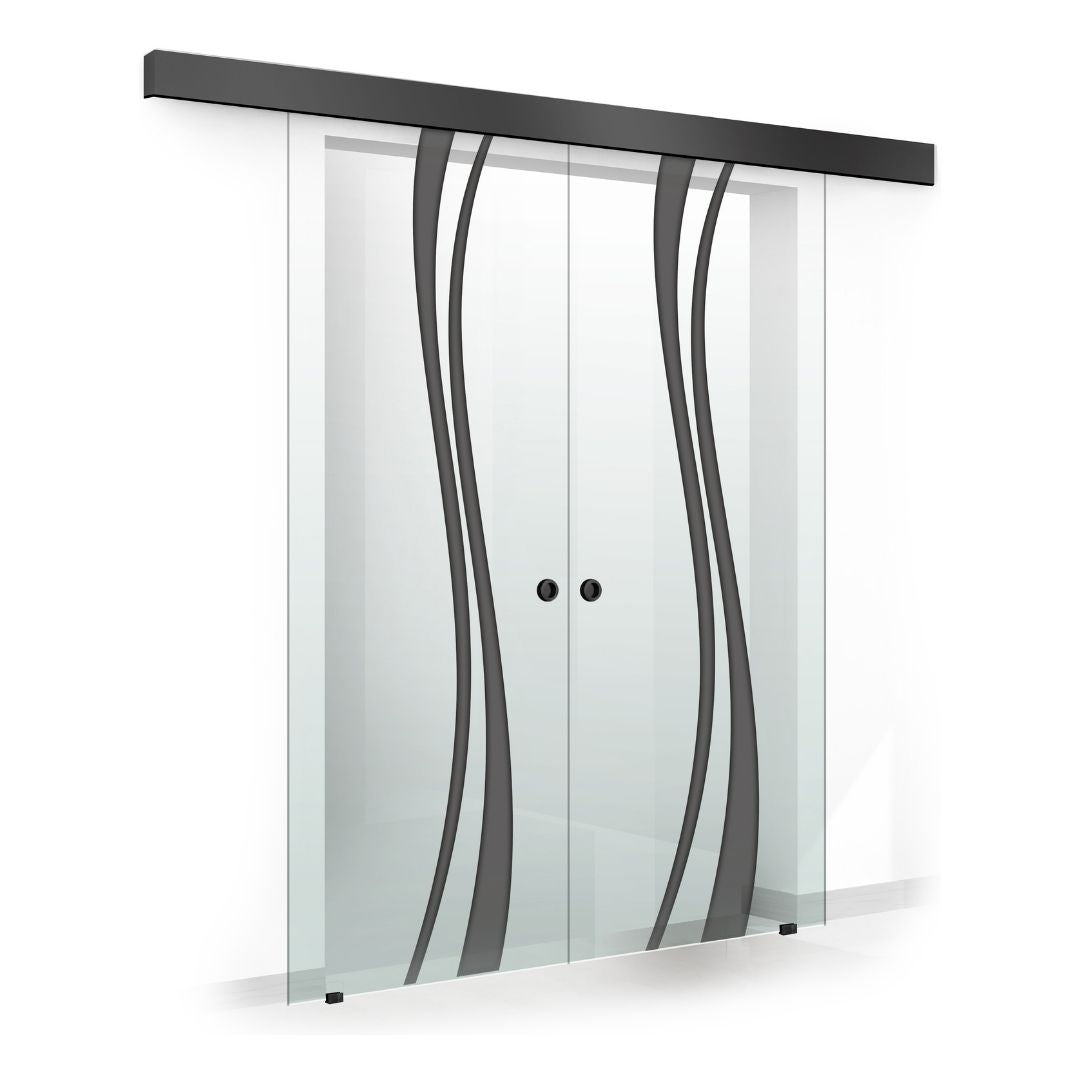 Sliding glass door, interior Glass door #Clear