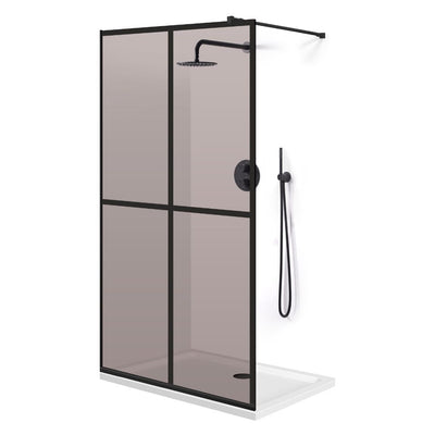 Paravan dus Walk-in, Perete dus Negru, #Bronz