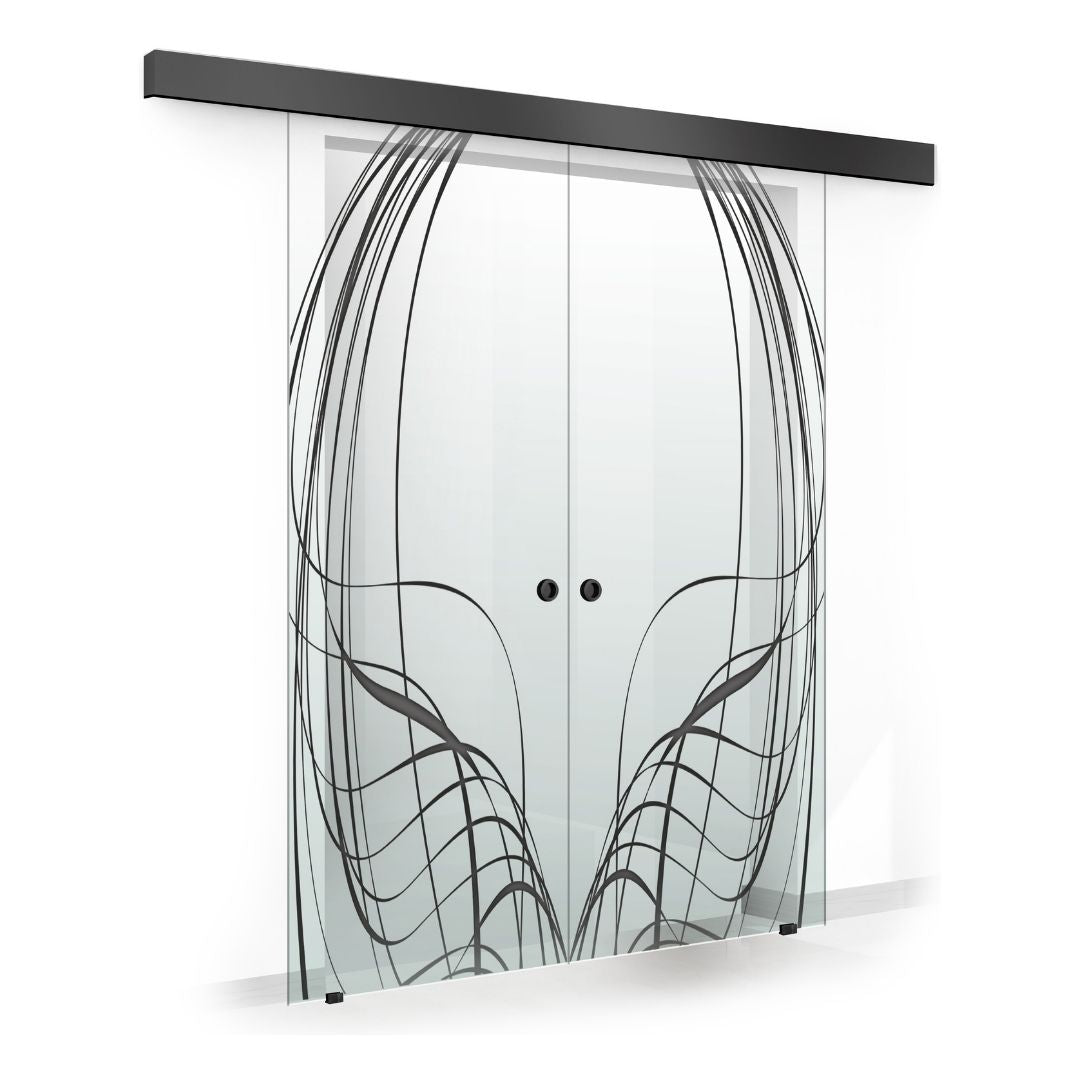 Sliding glass door, interior Glass door #Clear