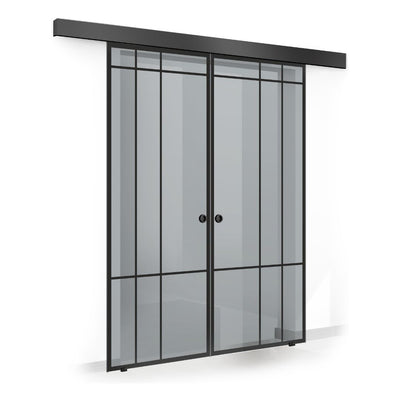 Sliding glass door, interior Glass door #Grey