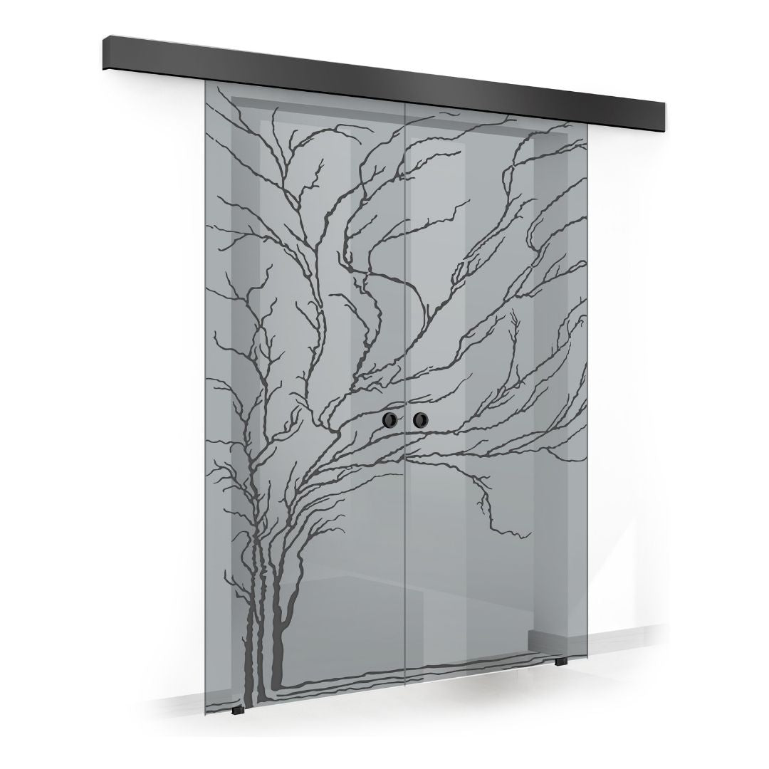 Sliding glass door, interior Glass door #Grey