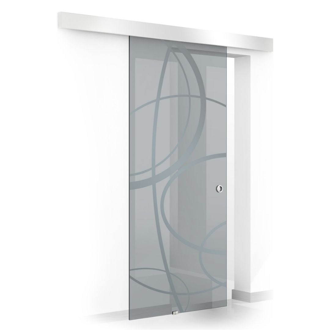 Sliding glass door, interior Glass door #Grey
