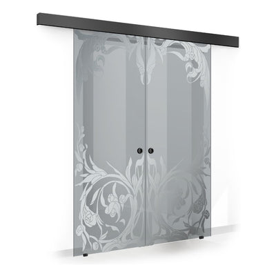 Sliding glass door, interior Glass door #Grey