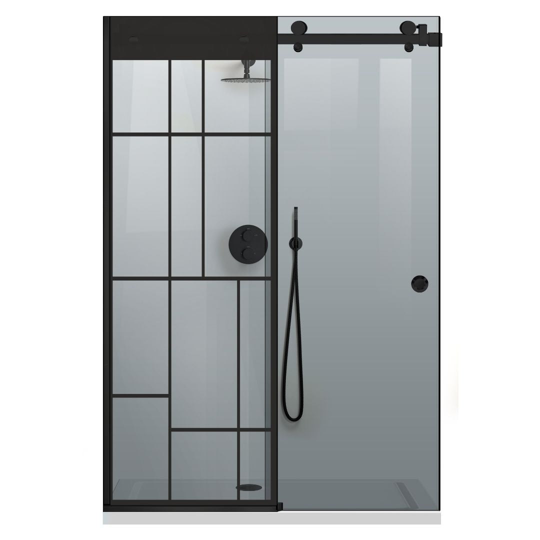 Shower wall, Shower Doors, Shower Screens #Grey