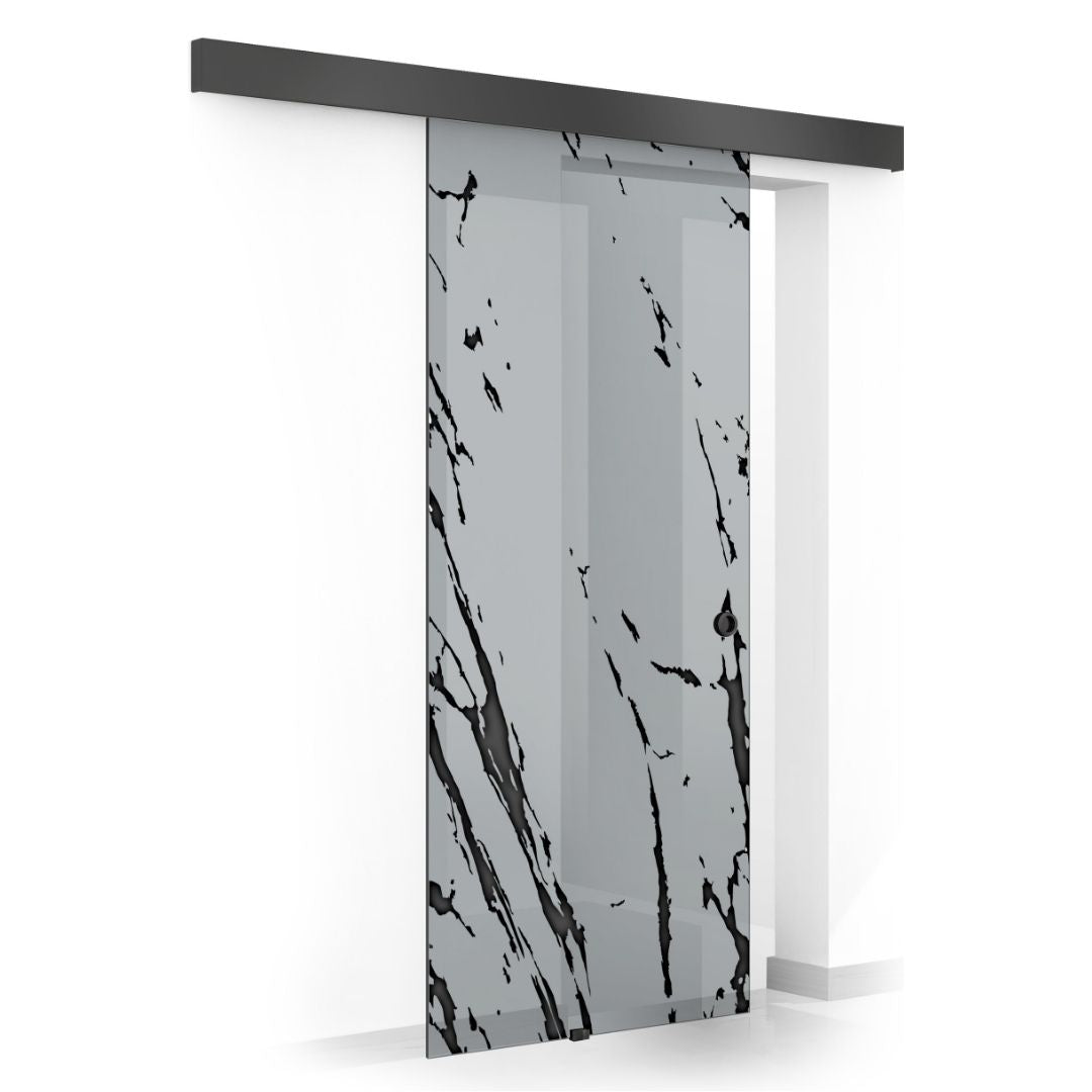 Sliding glass door, interior Glass door #Grey