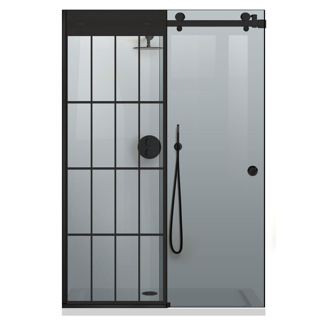 Shower wall, Shower Doors, Shower Screens #Grey