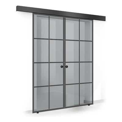 Sliding glass door, interior Glass door #Grey