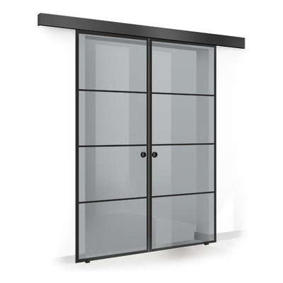 Sliding glass door, interior Glass door #Grey