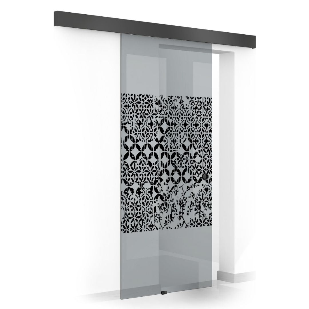 Sliding glass door, interior Glass door #Grey