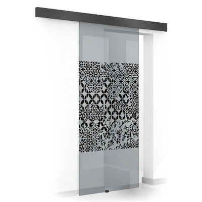 Sliding glass door, interior Glass door #Grey