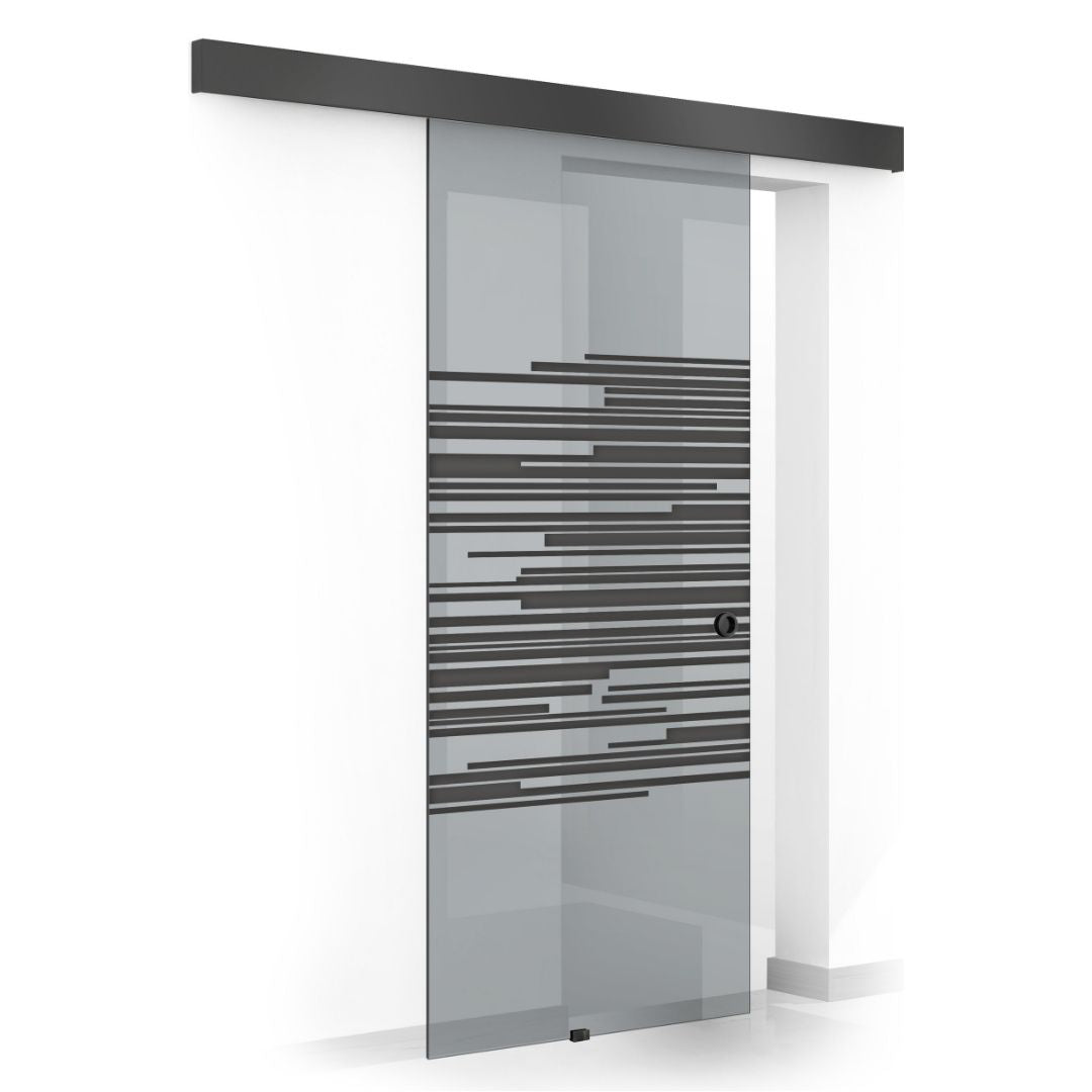 Sliding glass door, interior Glass door #Grey