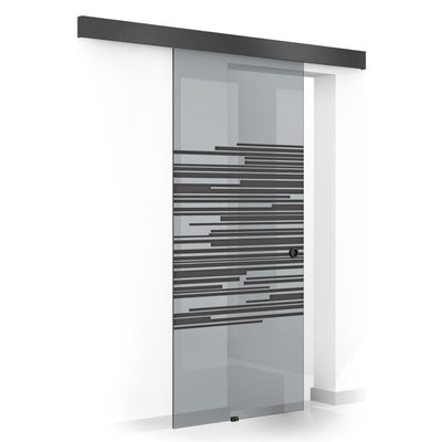 Sliding glass door, interior Glass door #Grey