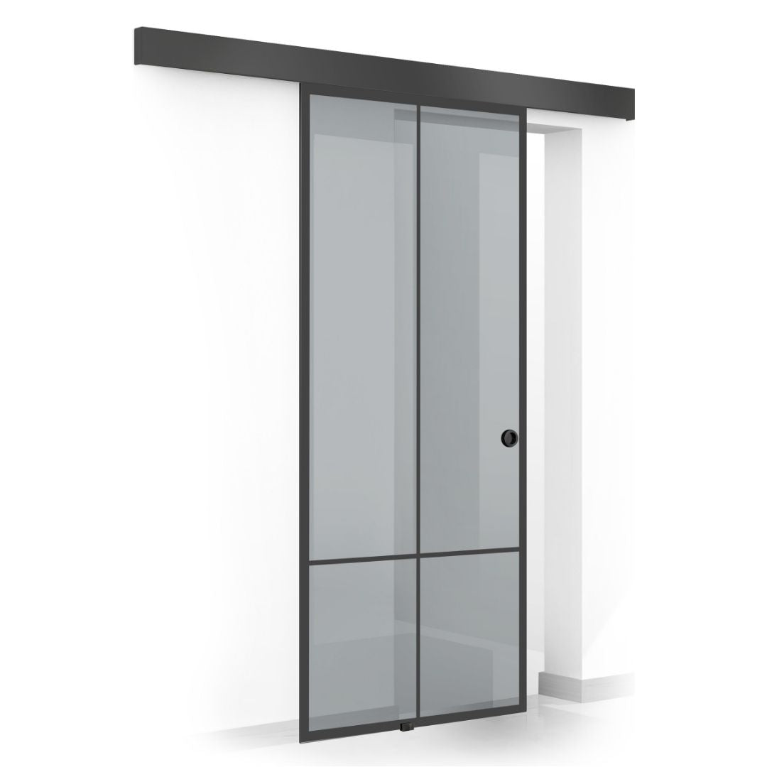 Sliding glass door, interior Glass door #Grey