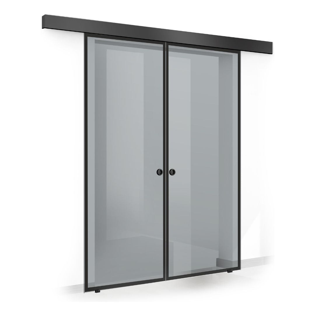 Sliding glass door, interior Glass door #Grey