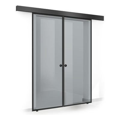 Sliding glass door, interior Glass door #Grey