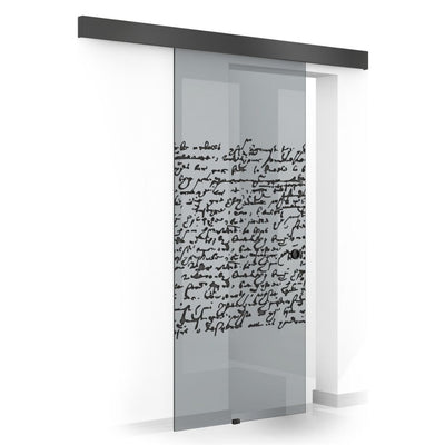 Sliding glass door, interior Glass door #Grey
