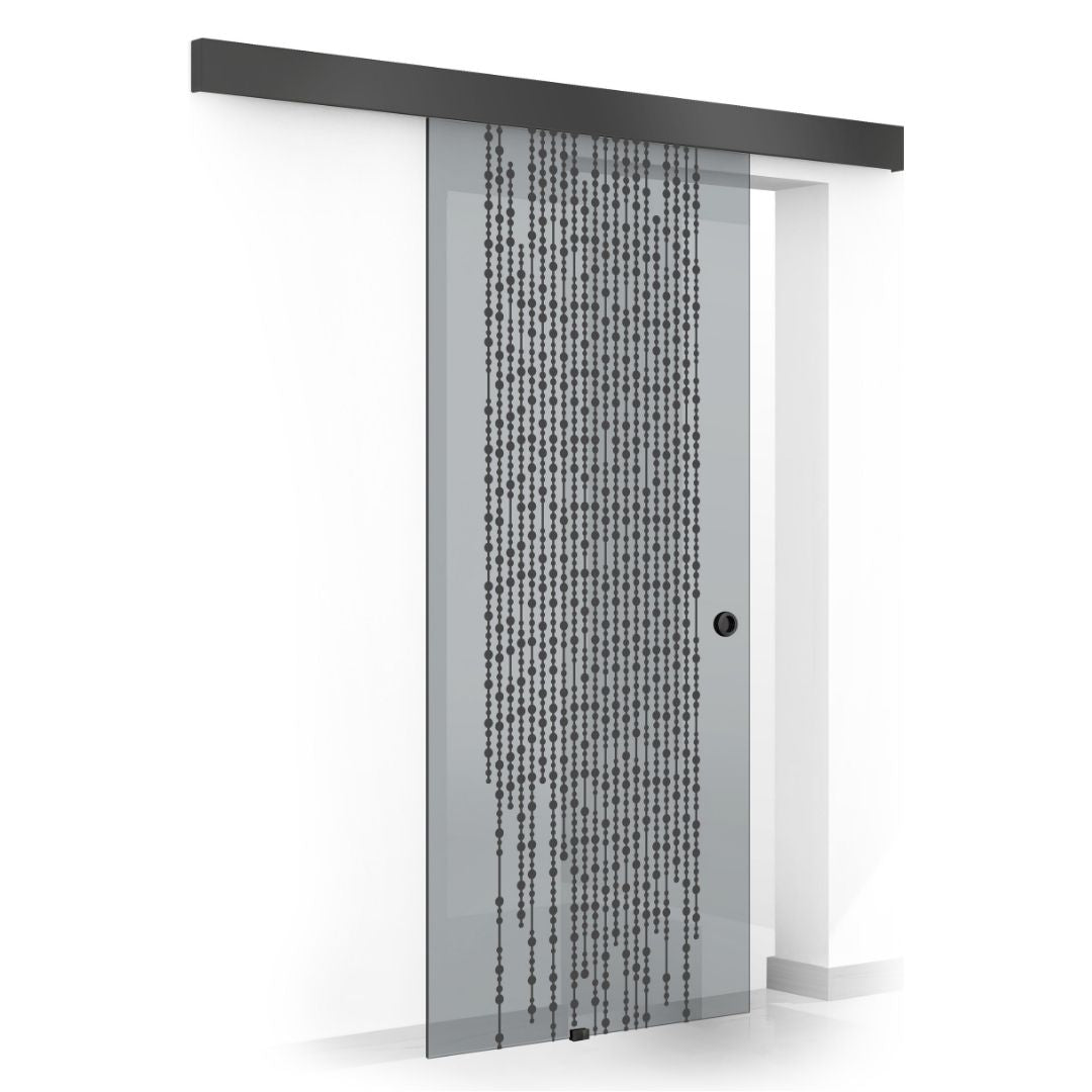 Sliding glass door, interior Glass door #Grey