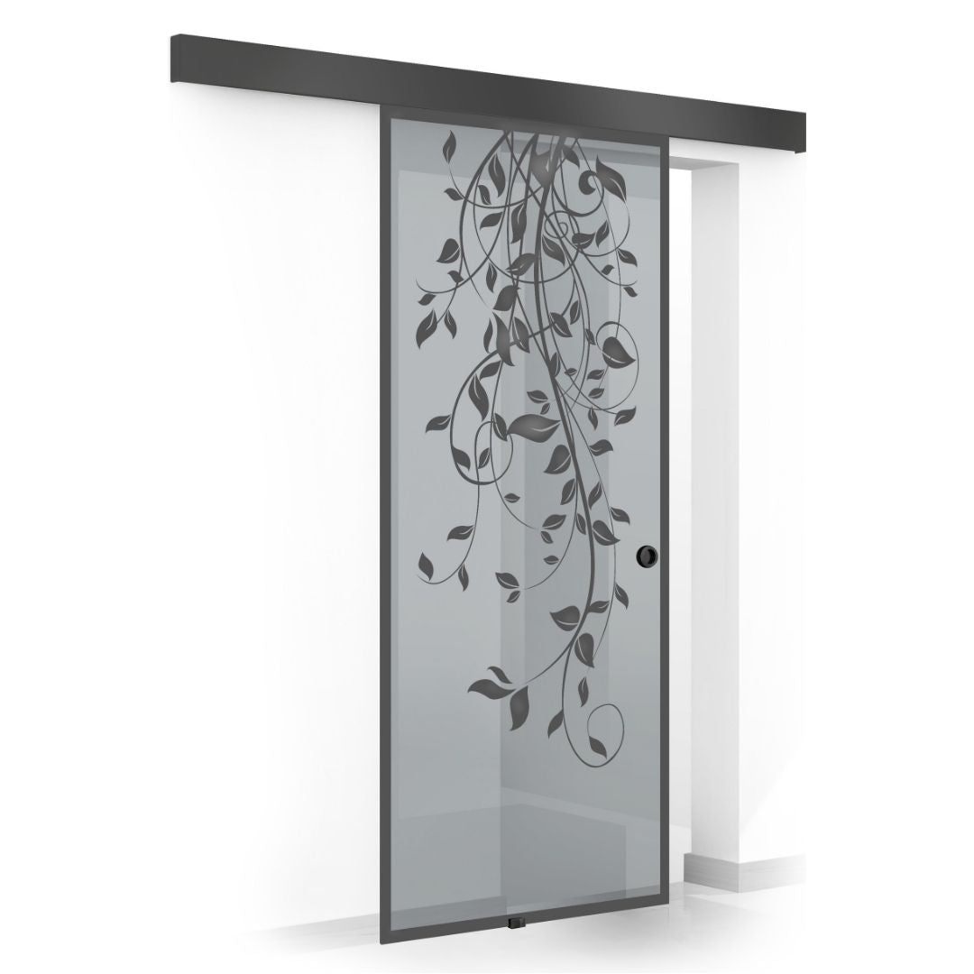 Sliding glass door, interior Glass door #Grey
