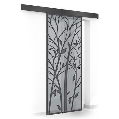 Sliding glass door, interior Glass door #Grey