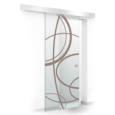 Sliding glass door, interior Glass door #Satiné