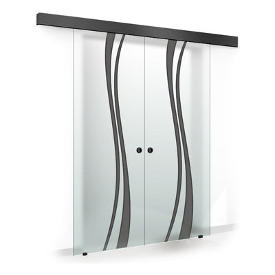 Sliding glass door, interior Glass door #Satiné