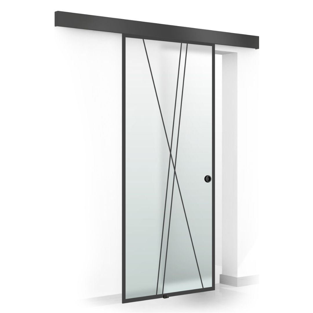 Sliding glass door, interior Glass door #Satiné