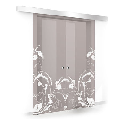 Sliding glass door, interior Glass door #Bronze