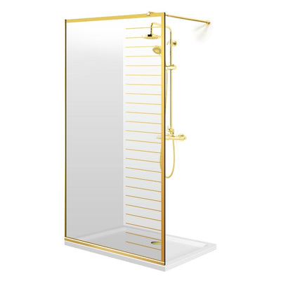 Shower Screens Walk-in, Black Shower Wall, #Clear #Crystal Clear