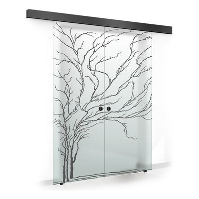 Sliding glass door, interior Glass door #Satiné