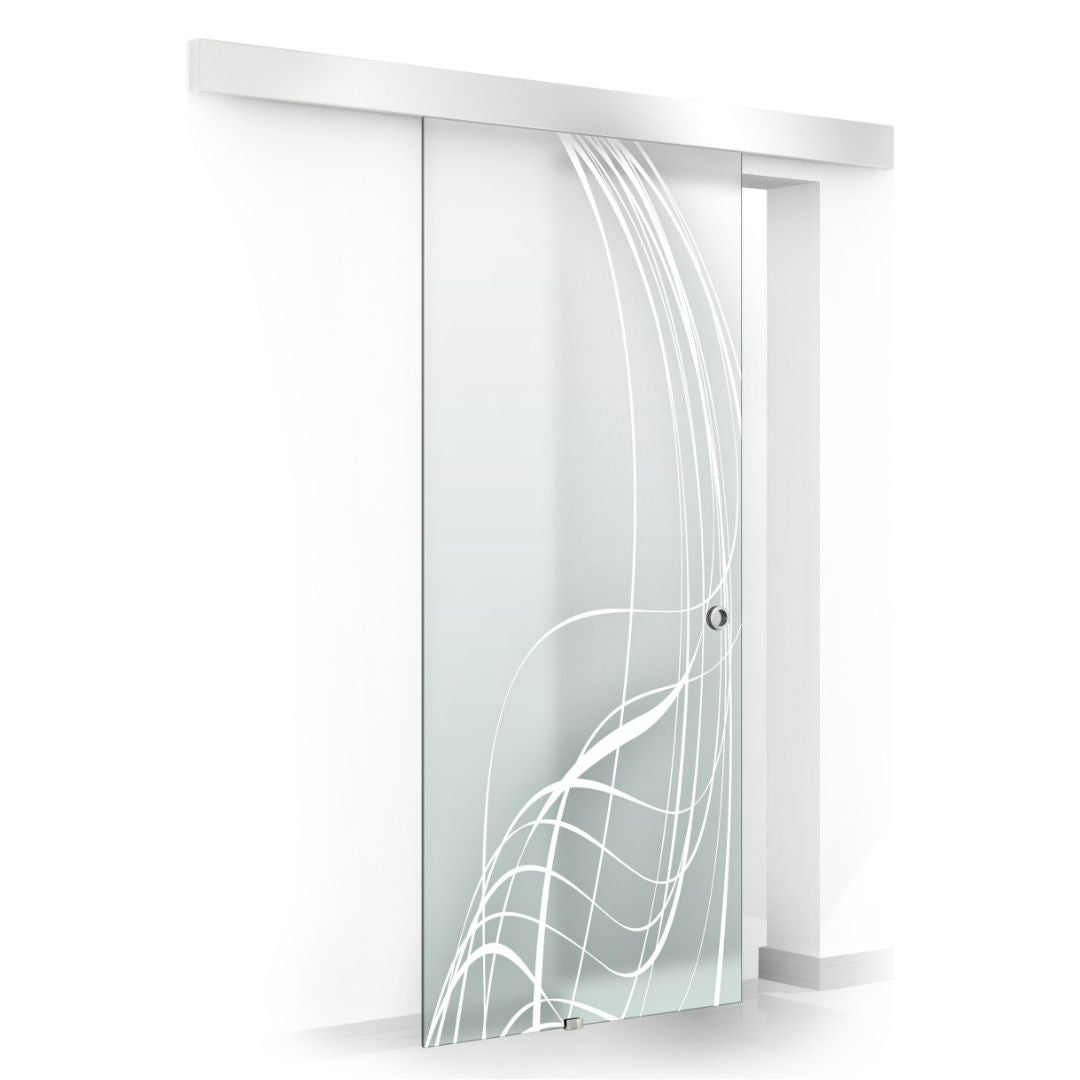 Sliding glass door, interior Glass door #Satiné