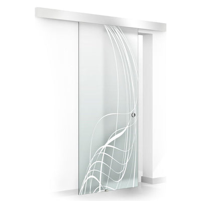 Sliding glass door, interior Glass door #Satiné