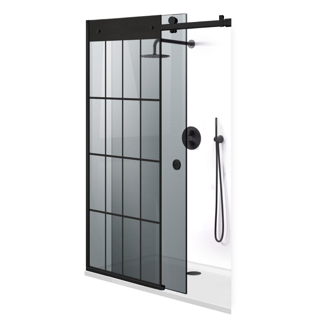 Shower wall, Shower Doors, Shower Screens #Grey