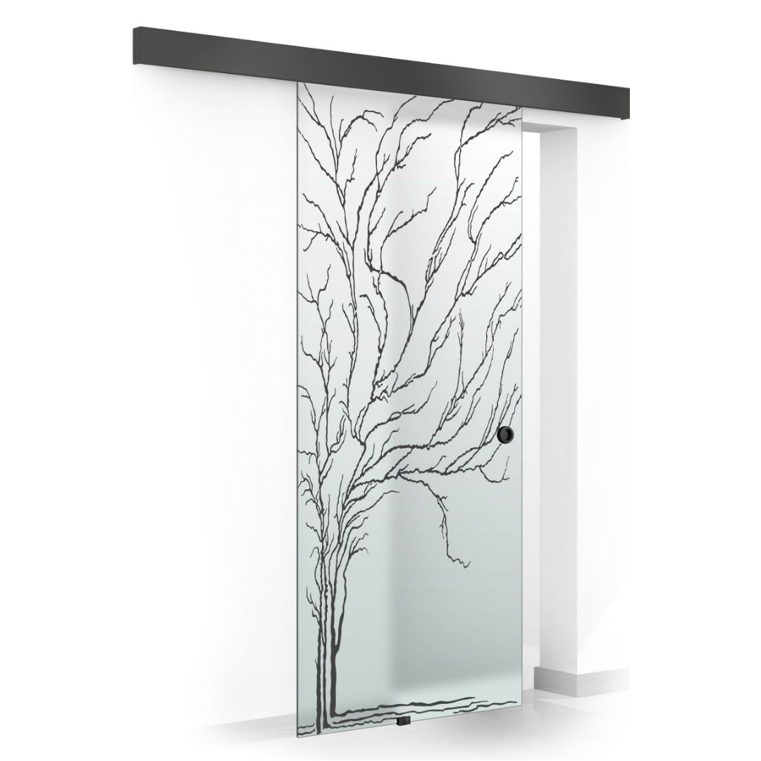 Sliding glass door, interior Glass door #Satiné