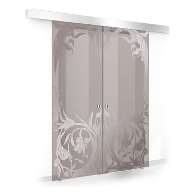 Sliding glass door, interior Glass door #Bronze