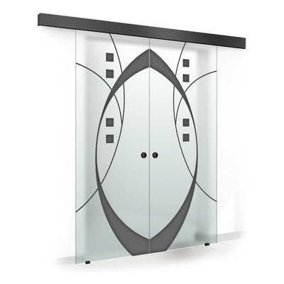 Sliding glass door, interior Glass door #Satiné
