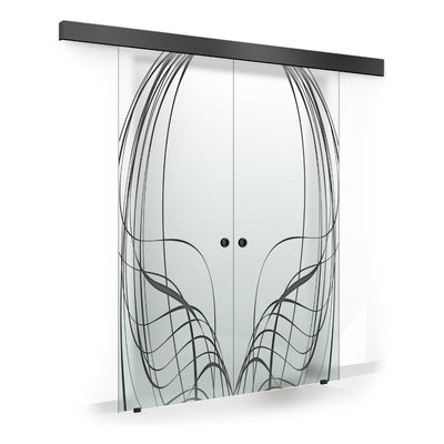 Sliding glass door, interior Glass door #Satiné