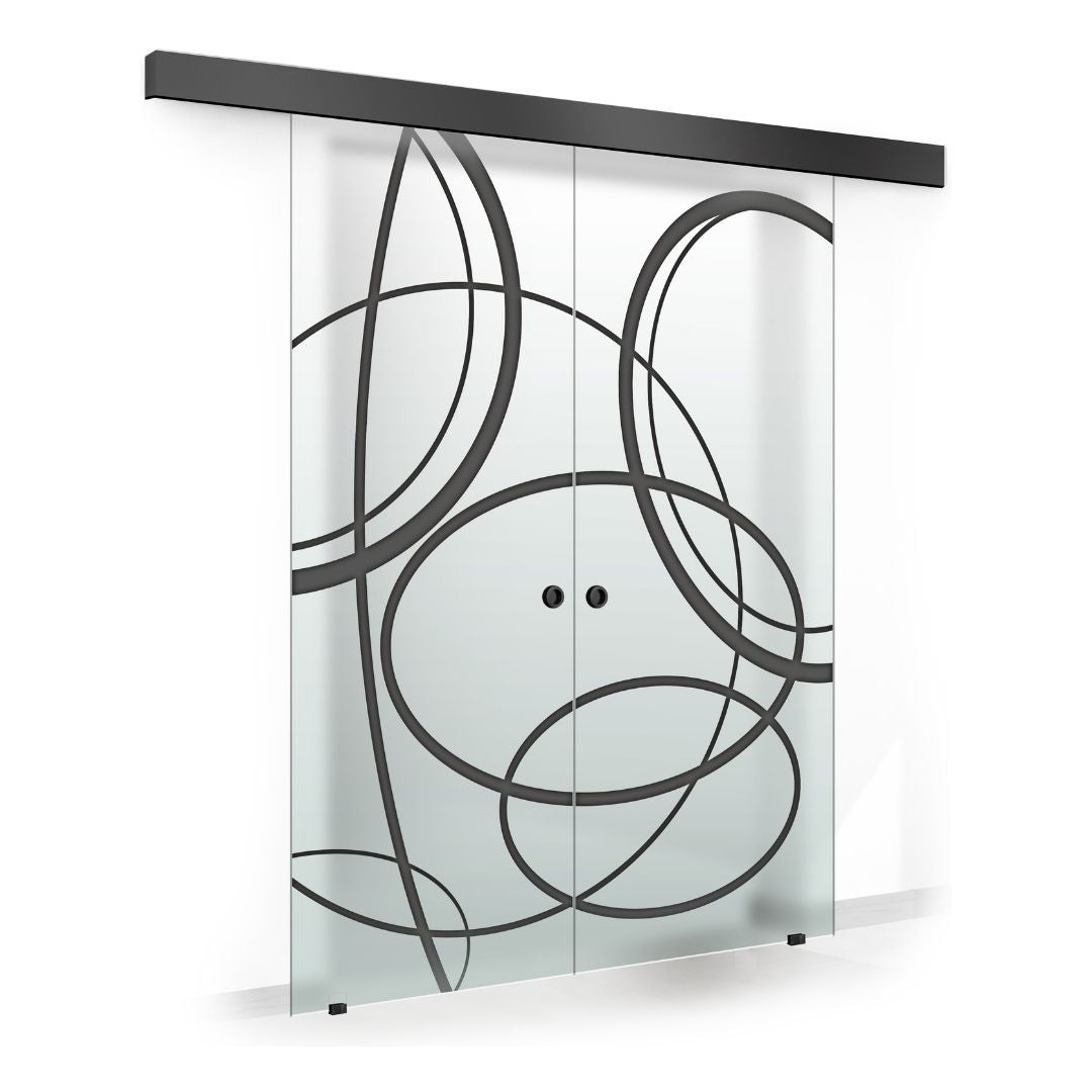 Sliding glass door, interior Glass door #Satiné