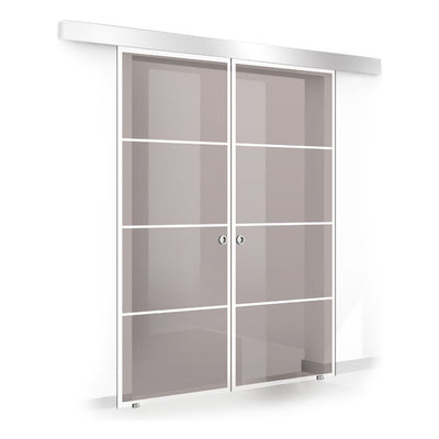 Sliding glass door, interior Glass door #Bronze