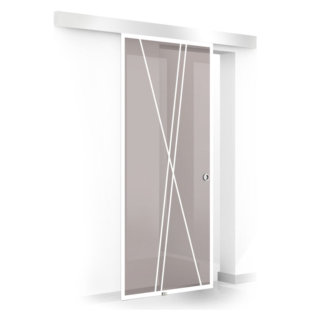 Sliding glass door, interior Glass door #Bronze