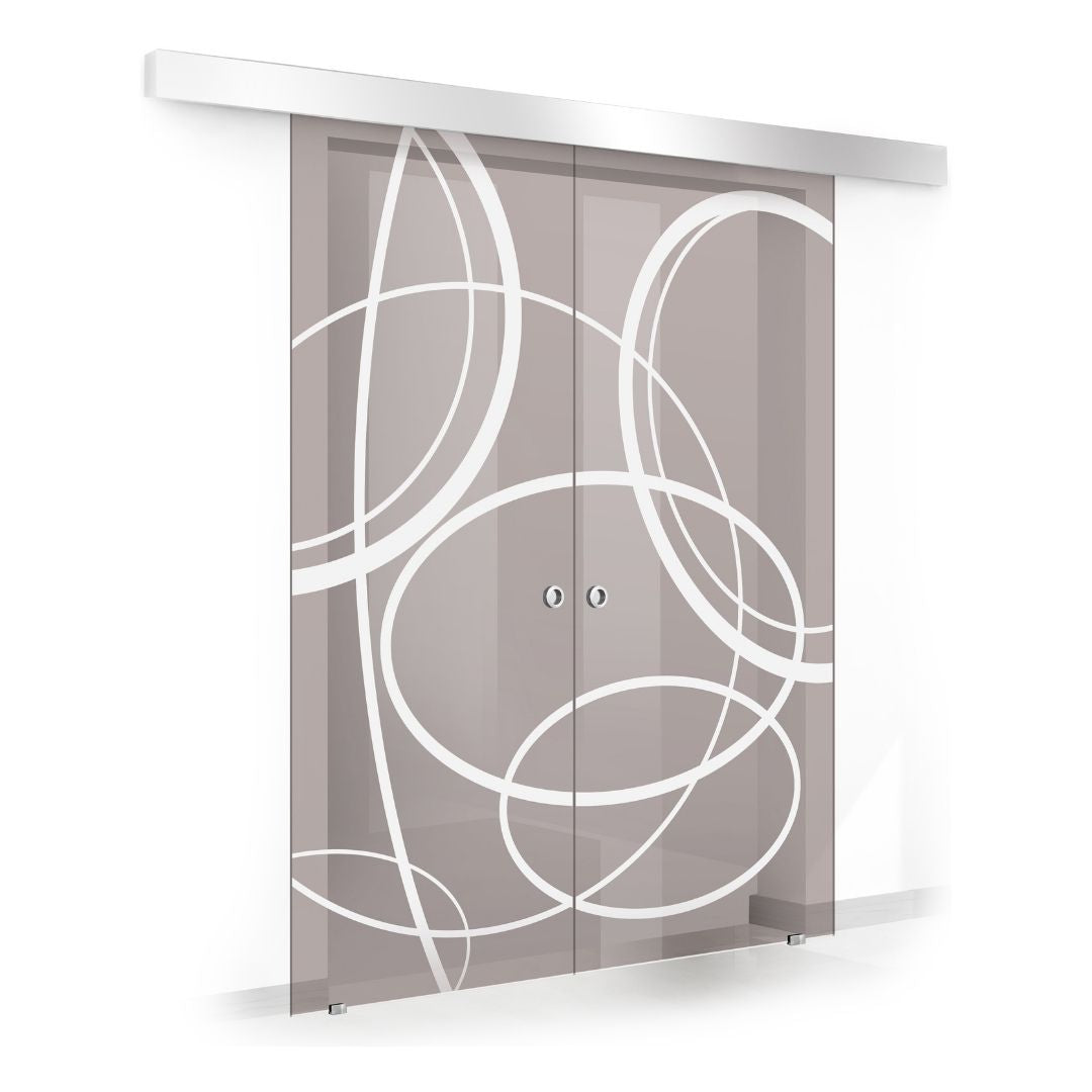 Sliding glass door, interior Glass door #Bronze