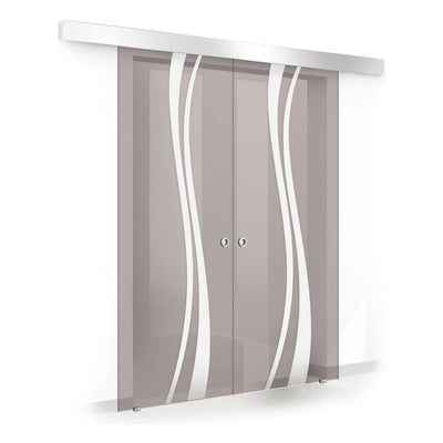 Sliding glass door, interior Glass door #Bronze
