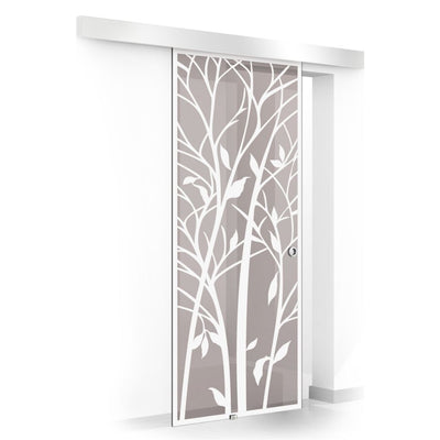 Sliding glass door, interior Glass door #Bronze