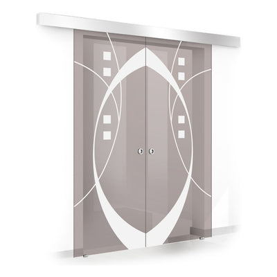 Sliding glass door, interior Glass door #Bronze