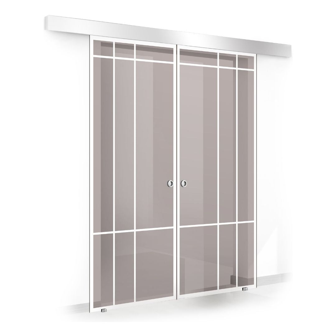 Sliding glass door, interior Glass door #Bronze