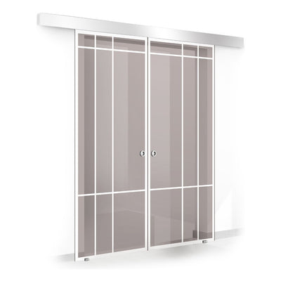 Sliding glass door, interior Glass door #Bronze