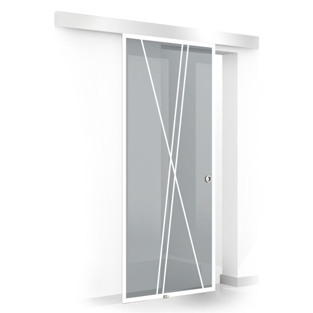 Sliding glass door, interior Glass door #Grey