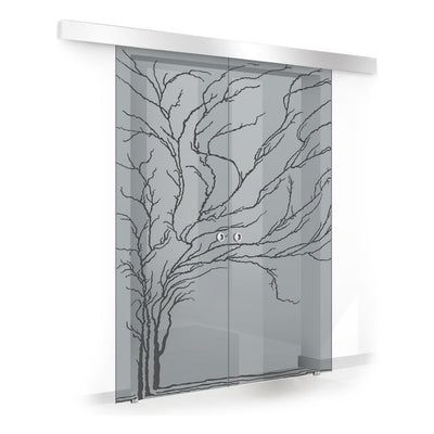 Sliding glass door, interior Glass door #Grey