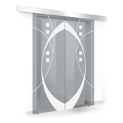 Sliding glass door, interior Glass door #Grey
