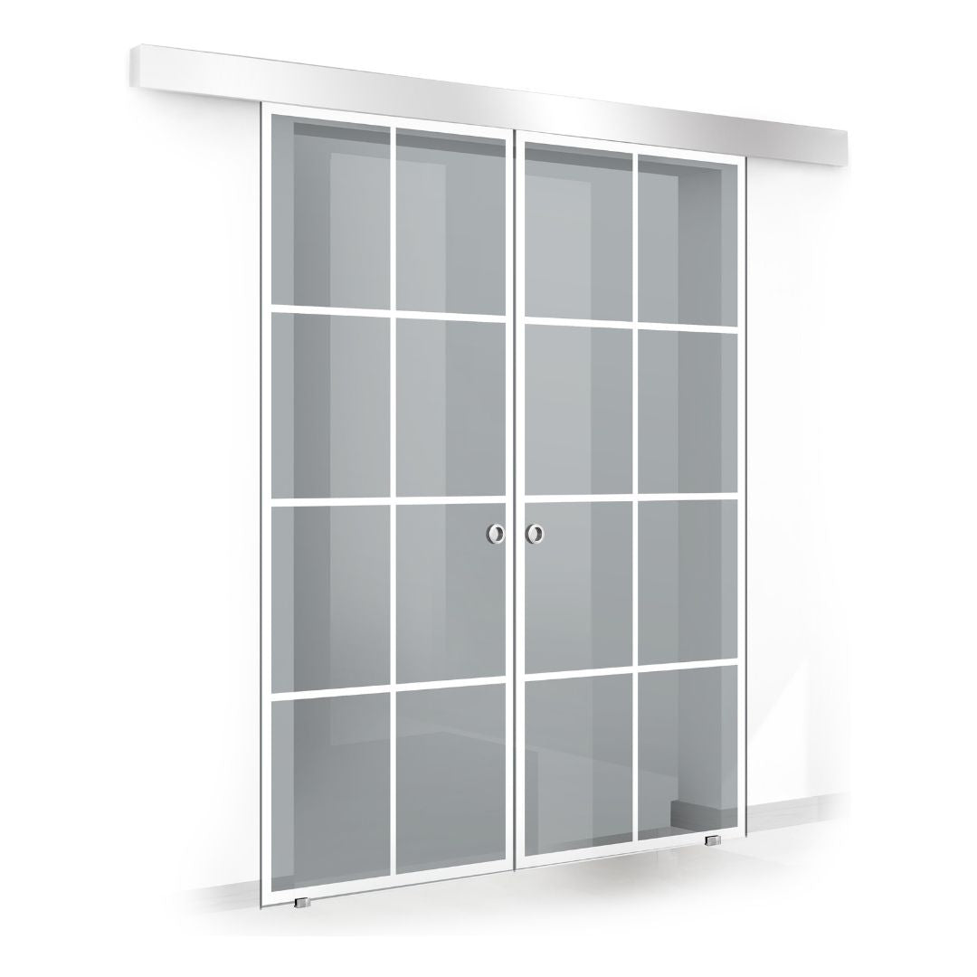 Sliding glass door, interior Glass door #Grey