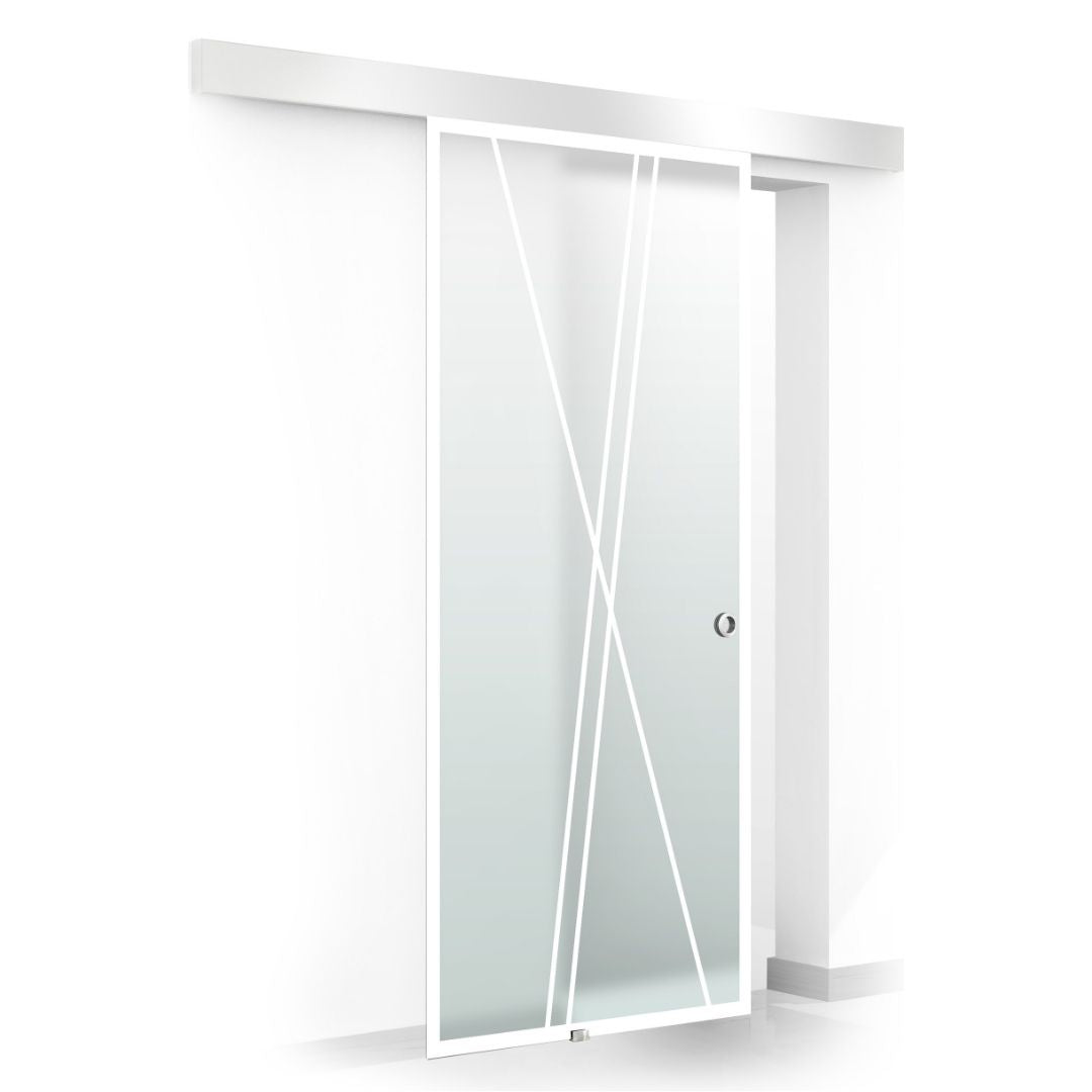 Sliding glass door, interior Glass door #Satiné